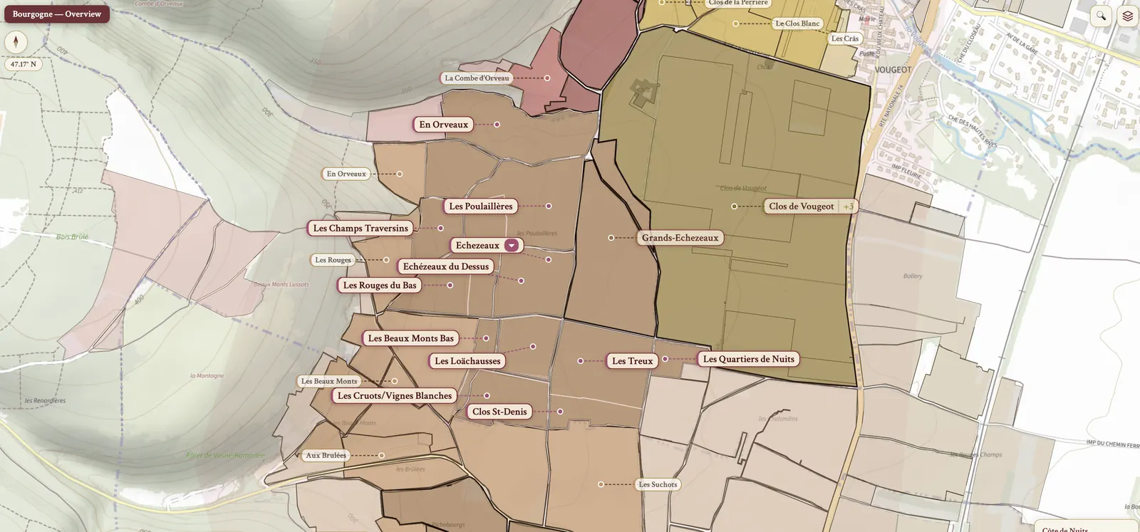 Échezeaux · Clos de Vougeot