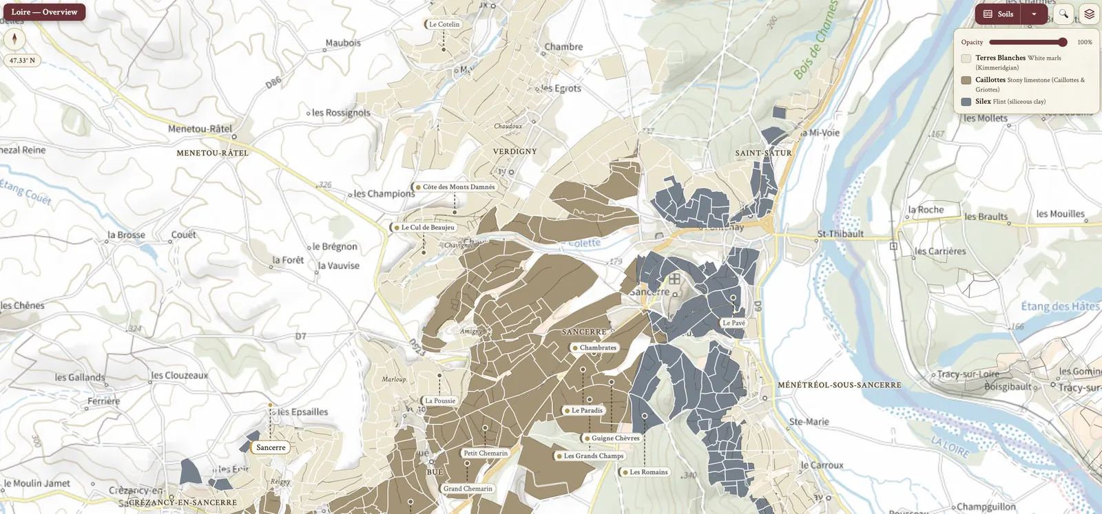 Sancerre · Soils
