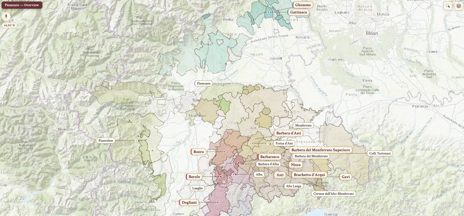 Piemonte · Overview