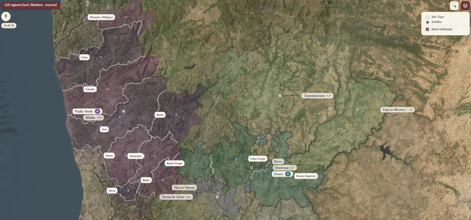 Douro · Satellite