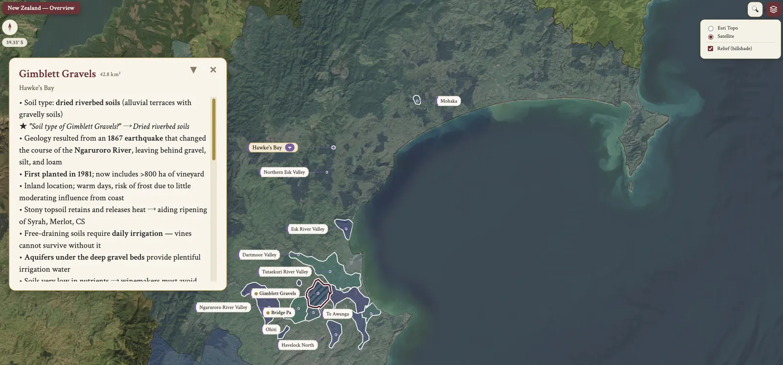 Hawke's Bay · Gimblett Gravels