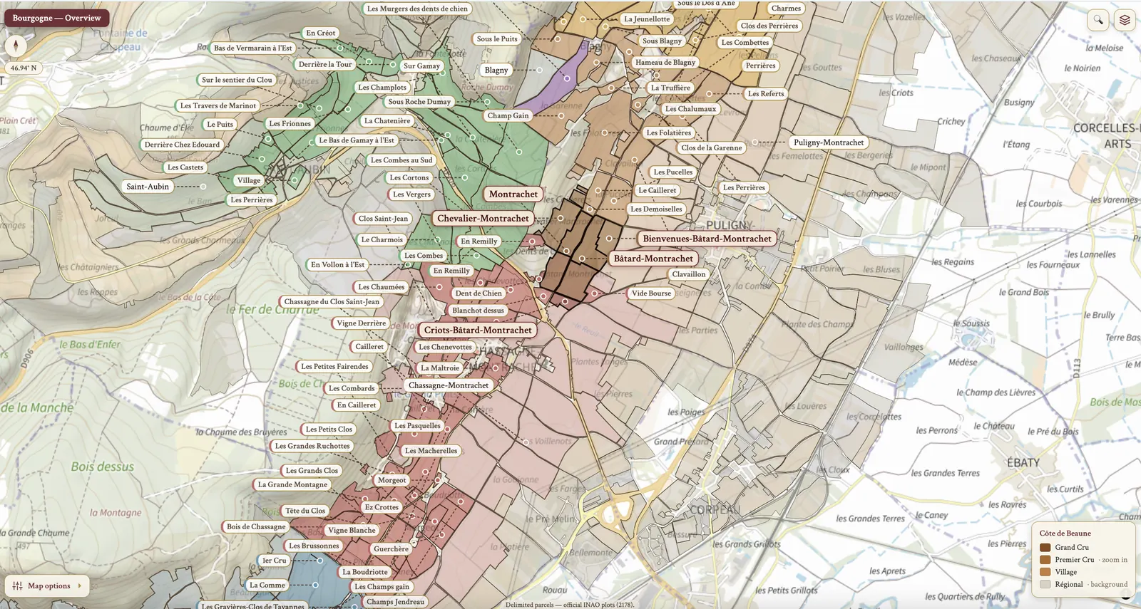 Chassagne & Puligny · Overview