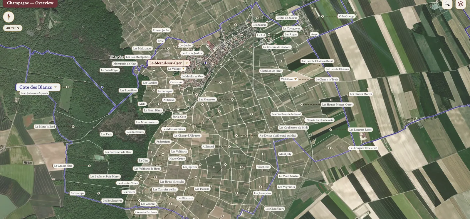 Le Mesnil · lieux-dits