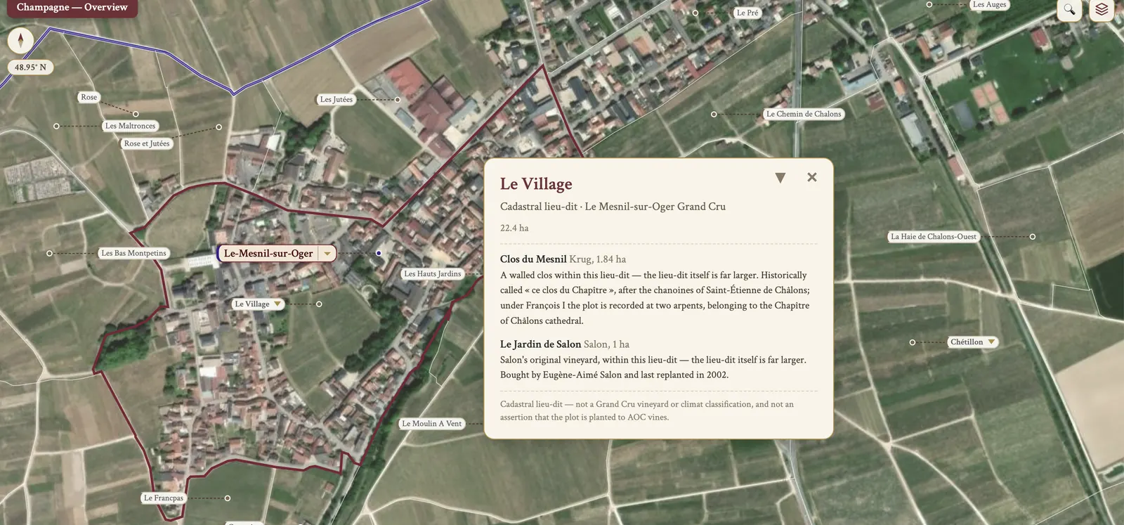 Le Village card