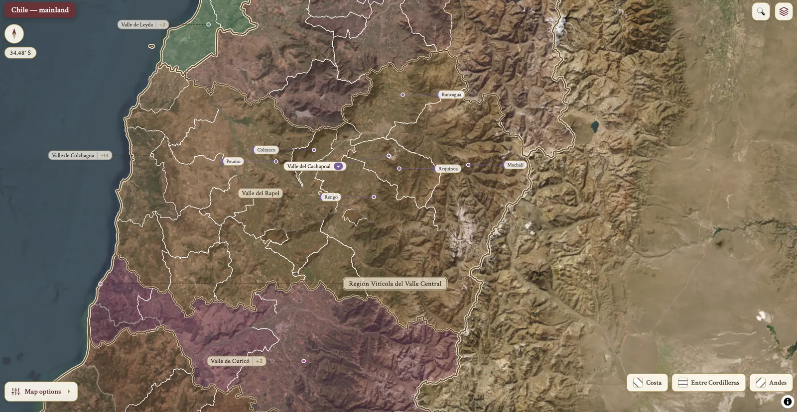 Valle Central · Cachapoal